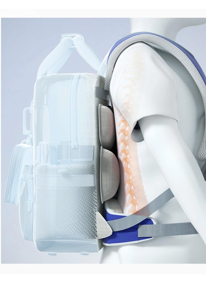 Babycare - ErgoFit Heavy Kid's Backpack, Ergonomic School Bag – Pink, 15-Inch, Lightweight, Durable, Padded Straps, BPA-Free, Breathable Back Panel, Water-Resistant, Spacious Compartments, Zipper Closure, School Essentials Organizer, Ideal for Kids, Shock-Absorbing Base, Comfortable Fit, Daily Use