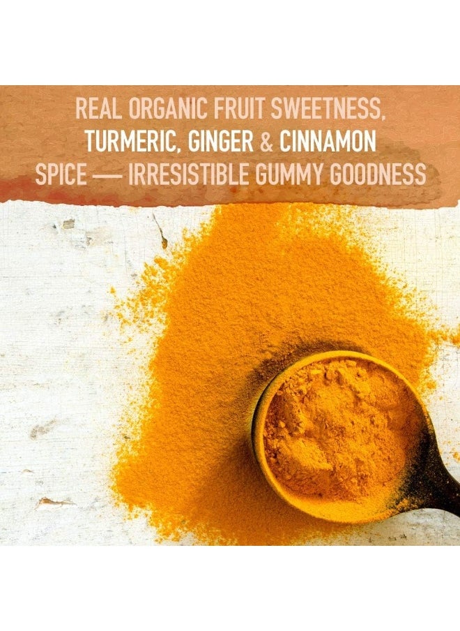 Garden of Life Mykind Organics Turmeric Inflammatory Response Gummy - 120 Real Fruit Gummies For Kids & Adults, 50Mg Curcumin (95% Curcuminoids), No Added Sugar, Organic, Non-GMO, Vegan & Gluten Free