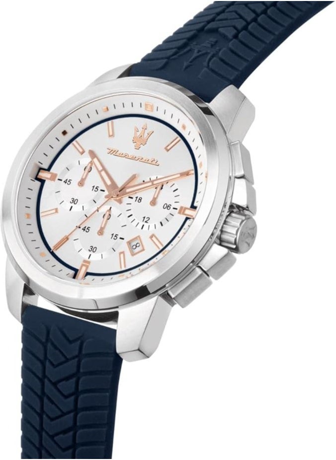 Maserati SUCCESSO 44 mm Chronograph Men's Watch, Black, Chronograph