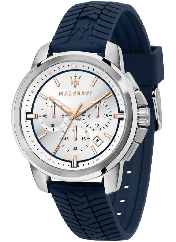 Maserati SUCCESSO 44 mm Chronograph Men's Watch, Black, Chronograph