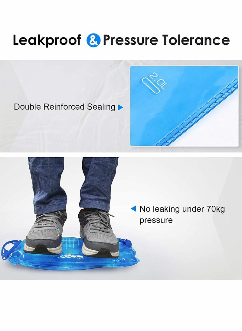 Hydration Bladder, Water Bladder BPA Free, 2 Liter Large Opening Reservoir, Leak Proof Military Storage Bag for Cycling Hiking Camping Biking Running