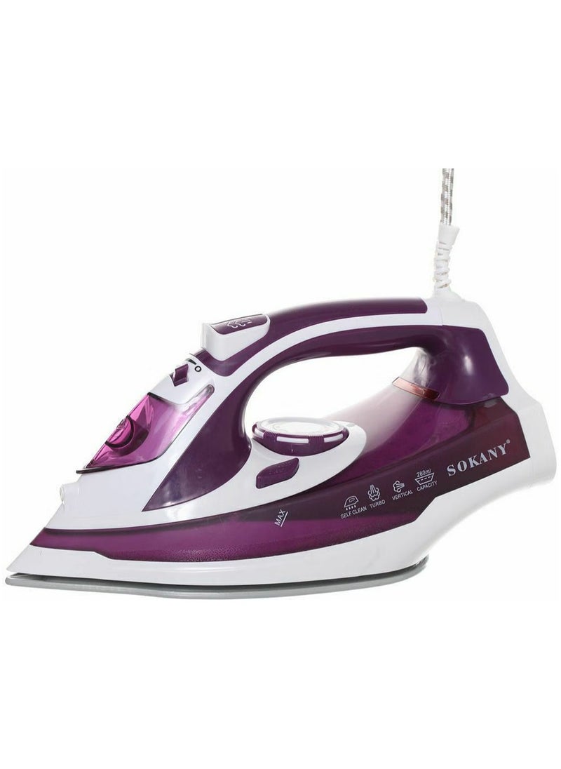 LX-298 Steam Iron 2400 Watt - Purple