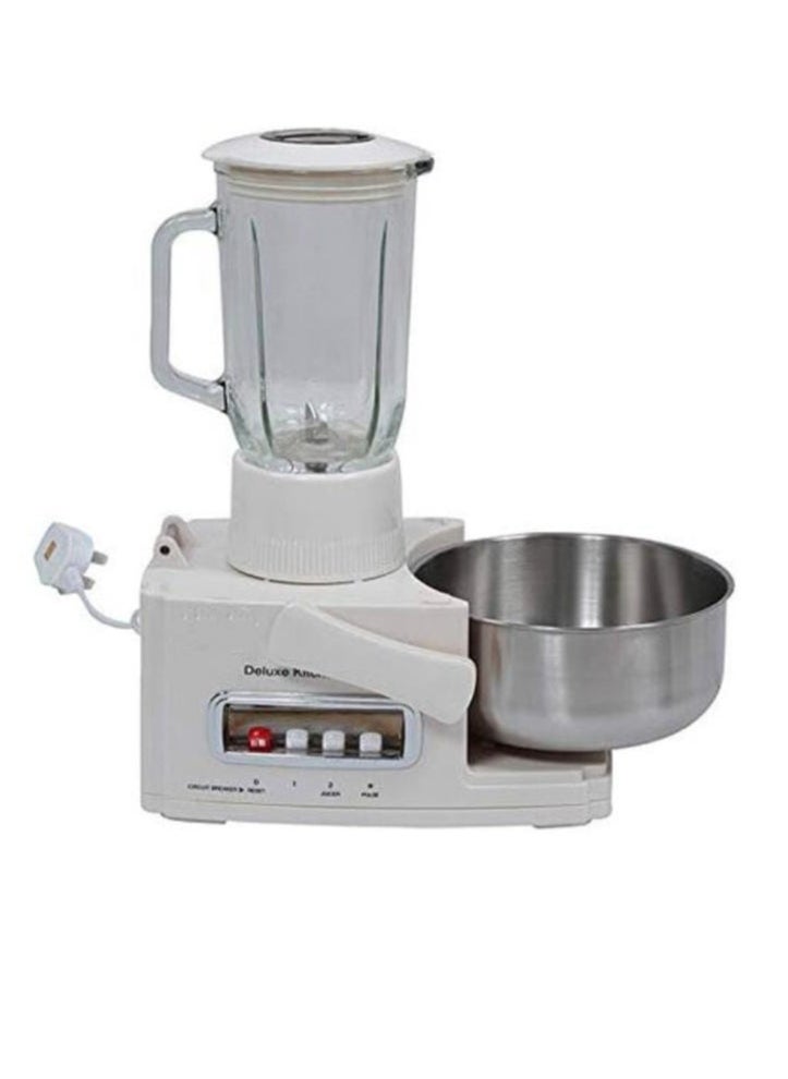 10 in 1 Food Processor & Juicer Blender – Multi-Functional Smoothie Maker, Chopper, Grinder, Meat Mincer, Citrus Juicer | 1.5L Jar, 2-Speed Pulse Function, Ice Crusher, Compact Electric Kitchen Appliance
