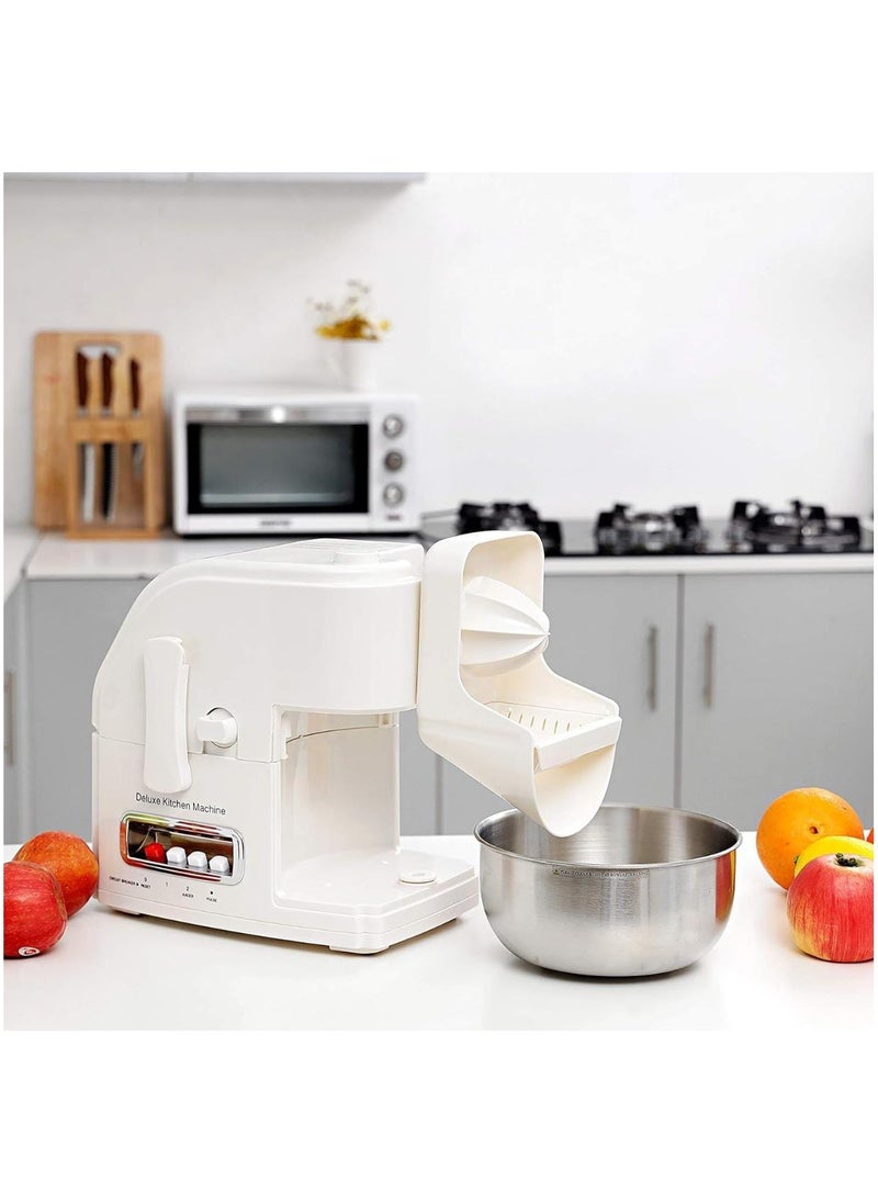 10 in 1 Food Processor & Juicer Blender – Multi-Functional Smoothie Maker, Chopper, Grinder, Meat Mincer, Citrus Juicer | 1.5L Jar, 2-Speed Pulse Function, Ice Crusher, Compact Electric Kitchen Appliance