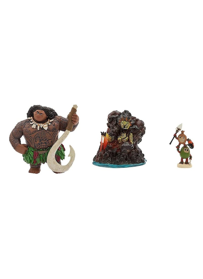10 Pack Moana Cake Toppers Moana Action Figure Set