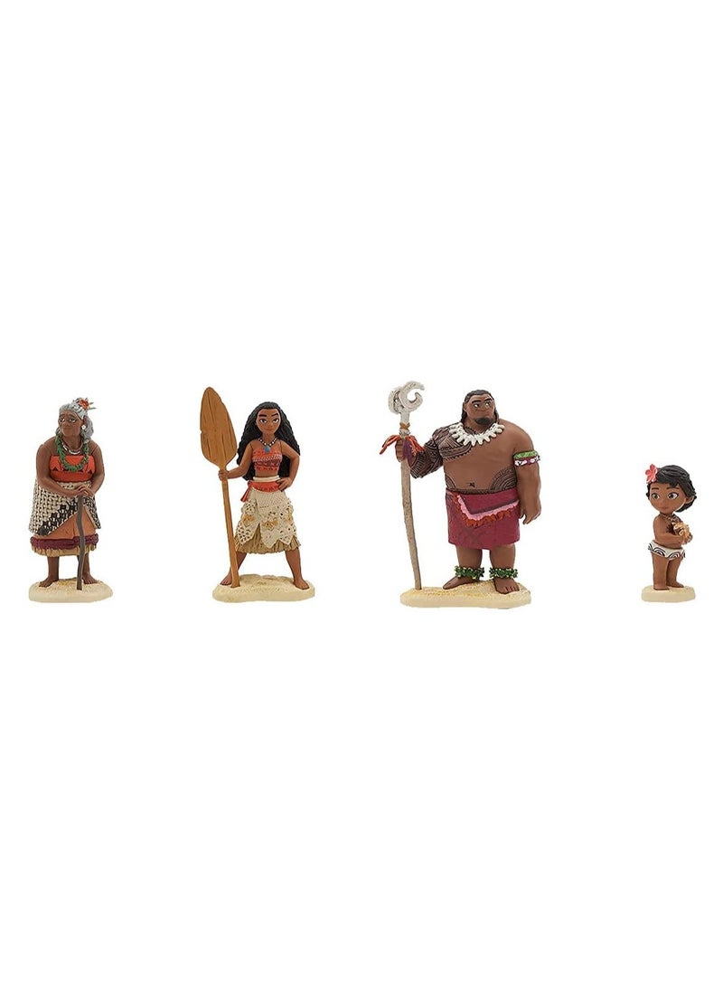 10 Pack Moana Cake Toppers Moana Action Figure Set