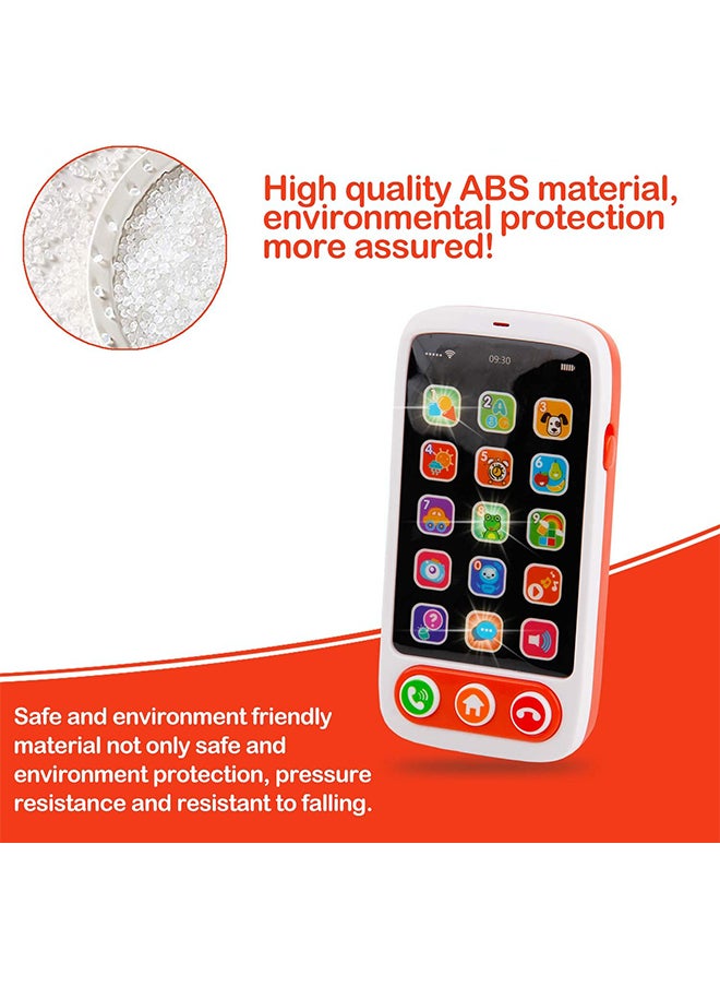 First Learning Kids Mobile Smartphone With Multiple Sound Effects Educational Toy 14.4x4.9x22.6cm