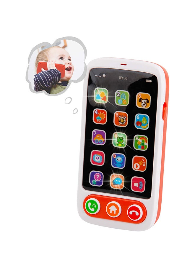 First Learning Kids Mobile Smartphone With Multiple Sound Effects Educational Toy 14.4x4.9x22.6cm