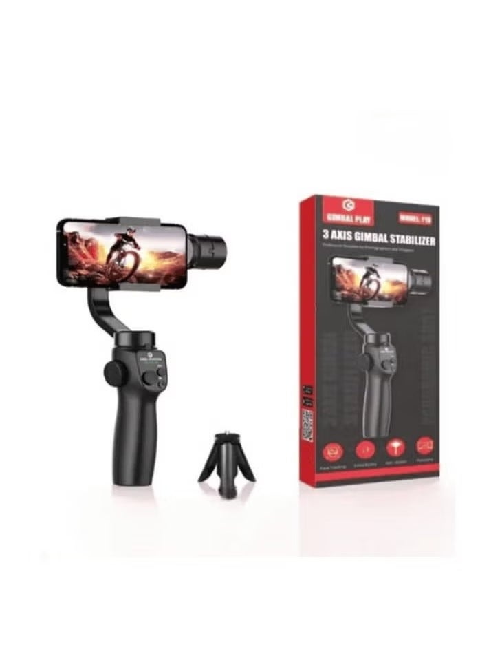 F10 3-Axis Gimbal Stabilizer – Foldable Handheld Smartphone Stabilizer for Smooth Video Recording & Vlogging