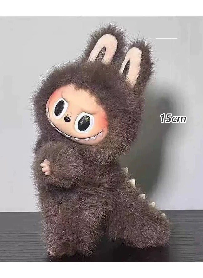 Labubu The Monsters Plush Doll Keychain ZIMOMO Exciting Macaron Vinyl Face Series Figures Toy Adorable Lovely Personalized Doll
