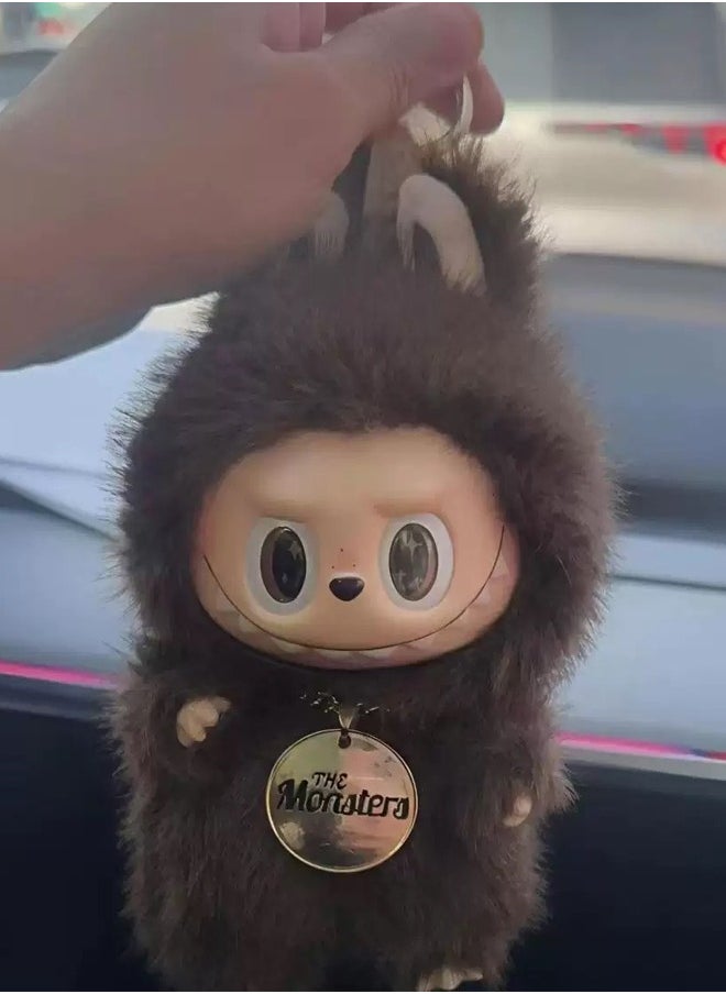 Labubu The Monsters Plush Doll Keychain ZIMOMO Exciting Macaron Vinyl Face Series Figures Toy Adorable Lovely Personalized Doll