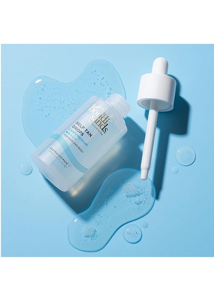 Bondi Sands Face Drops Light/Medium 30ml
