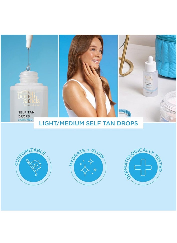 Bondi Sands Face Drops Light/Medium 30ml