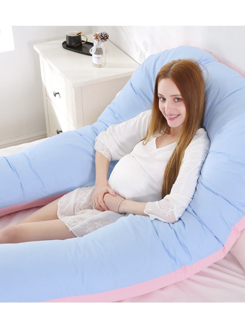 Pregnancy Pillow,U Shaped Full Body Pillow,Maternity Pillow Support for Back,Legs,Neck,Hips for Pregnant Women with Removable Washable,Sciatica Relief