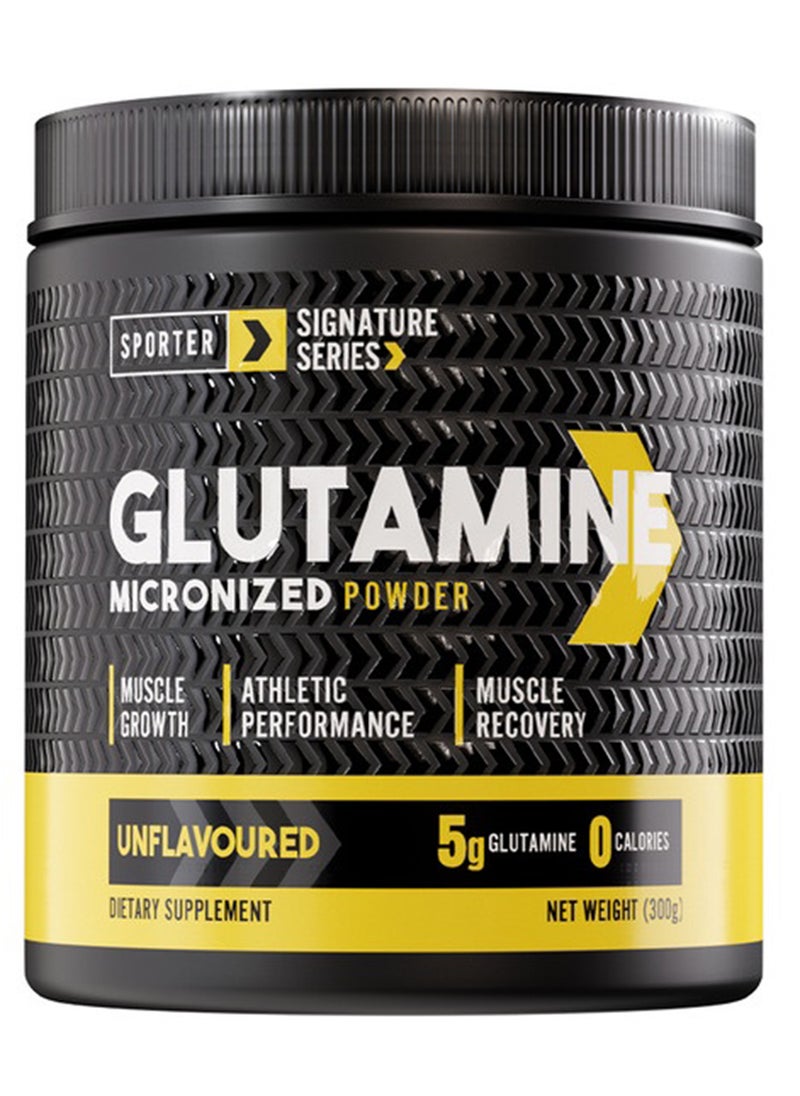 Sporter L-glutamine Powder 60 Servings Pure Micronized Glutamine Per Serving Unflavored And Easy To Mix