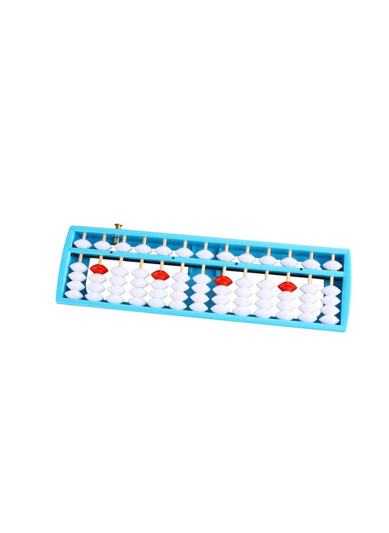 Bead Arithmetic Abacus, 13-Column Counting Abacus with Reset on Math Learning Aid Educational Toy Tool Calculation Beaded for Students Accountants