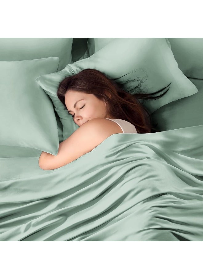 BYSURE 6 Pieces Bamboo Viscose Sheets