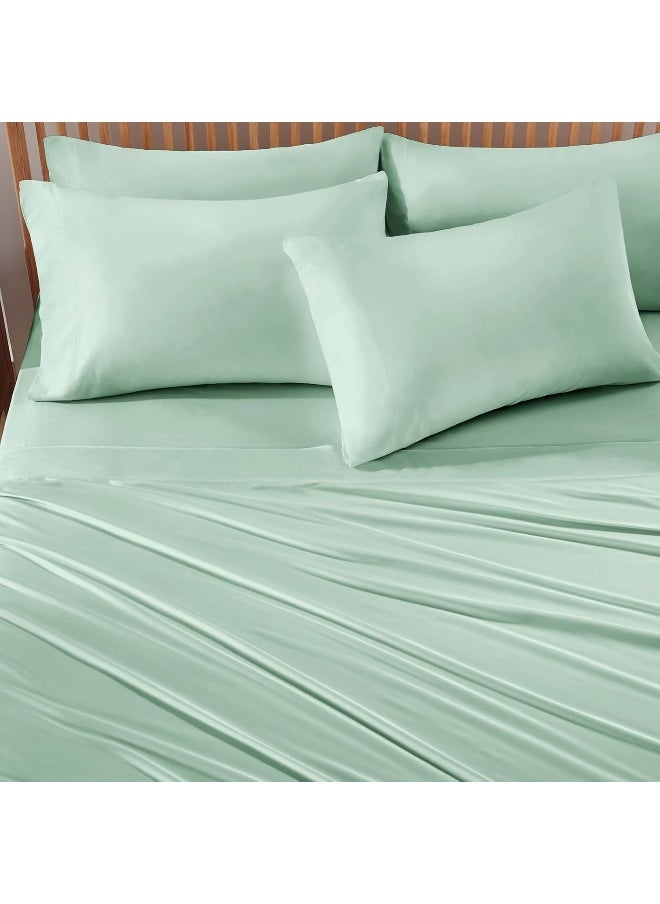 BYSURE 6 Pieces Bamboo Viscose Sheets