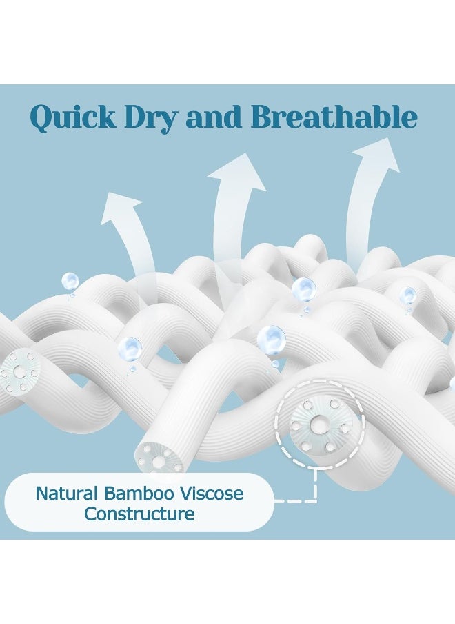 BYSURE 6 Pieces Bamboo Viscose Sheets