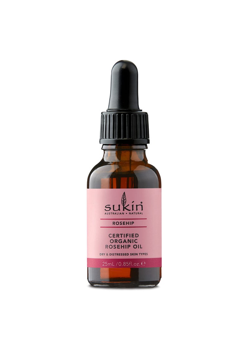 Sukin Certified Organic Rosehip Oil, 0.85 fl oz