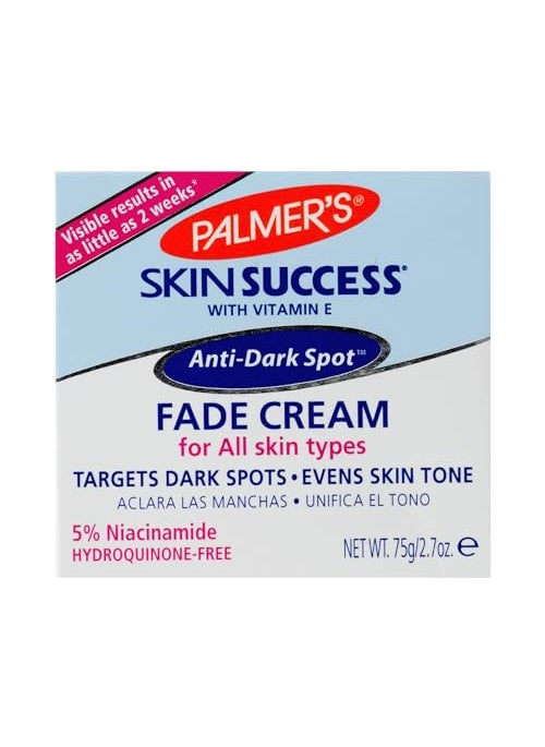 Palmer's Skin Success Anti-Dark Spot Fade Cream with Vitamin E and Niacinamide, Helps Reduce Dark Spots and Age Spots, Suitable for All Skin Types 2.7 Ounce