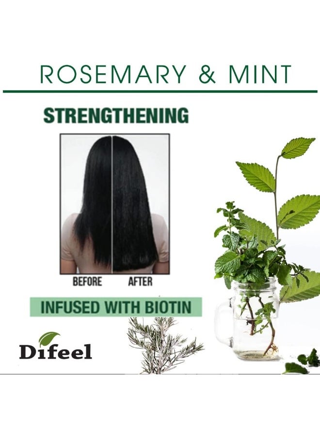 Rosemary And Mint Strengthening Hair Mask With Biotin 355Ml