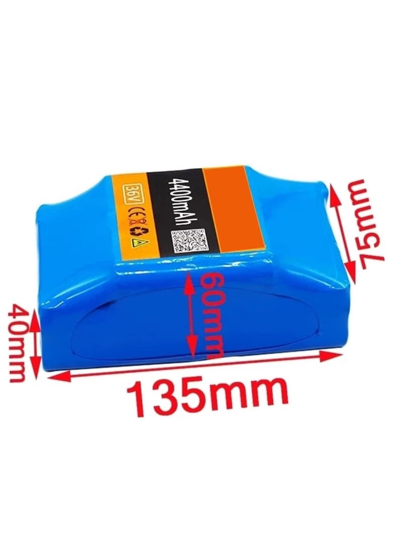 36V 4.4Ah Lithium Battery Pack for Scooters – 10S2P 4400mAh, XT60 Plug, Reliable, Durable, Long-Lasting Power Source