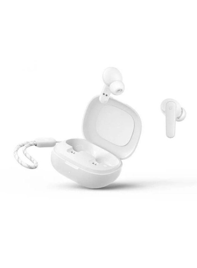 Soundcore By Anker R50i True Wireless Earbuds 10mm Drivers with Big Bass, Bluetooth 5.3, 30H Playtime, IPX5-Water Resistant, AI Clear Calls with 2 Mics, 22 Preset EQs via App White