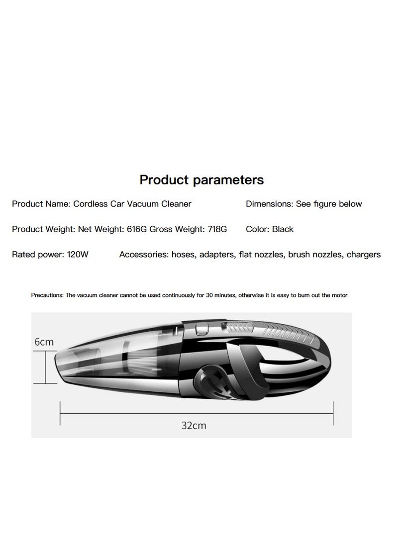 Vacuum cleaner high power vacuum collector wireless charging portable handheld vacuum pet pair/sofa/car/office