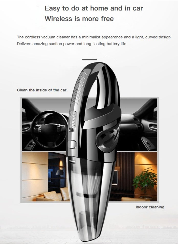 Vacuum cleaner high power vacuum collector wireless charging portable handheld vacuum pet pair/sofa/car/office