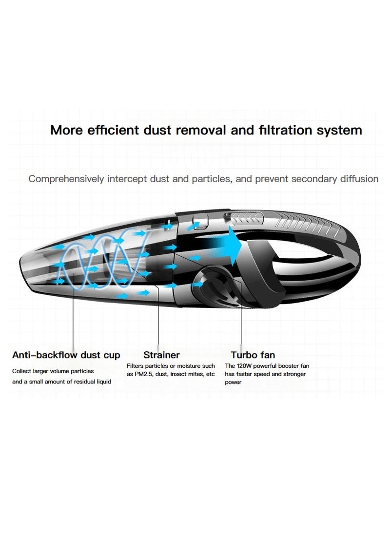 Vacuum cleaner high power vacuum collector wireless charging portable handheld vacuum pet pair/sofa/car/office