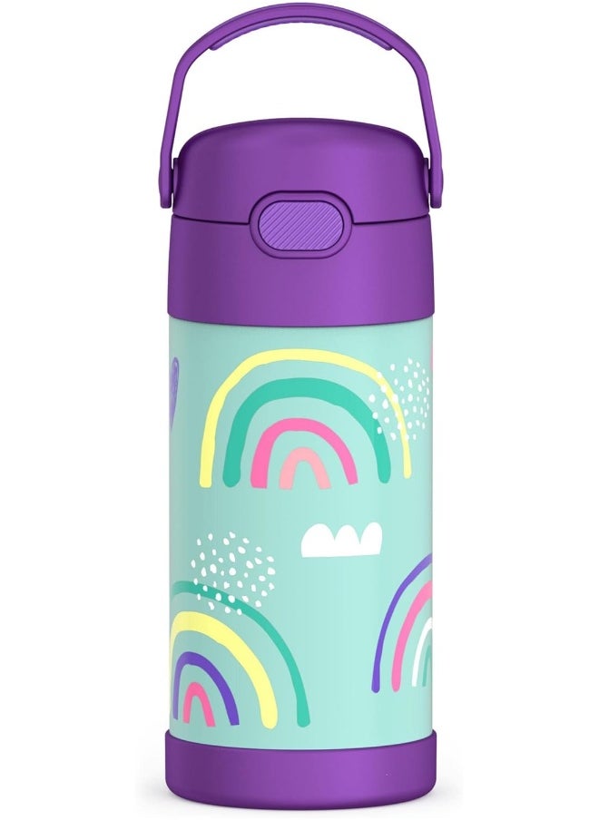 THERMOS FUNTAINER Stainless Steel Kids Rainbows Bottle 355ML