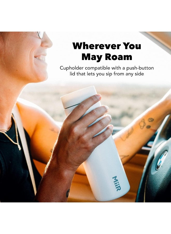 MiiR 360 Traveler, Stainless Steel Double-Wall Vacuum Insulated Tumbler - Leakproof 360 Lid for Easy Sipping on the Go; Perfect for Hot & Cold Drinks