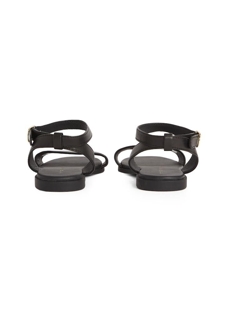 Ankle Strap Leather Sandals