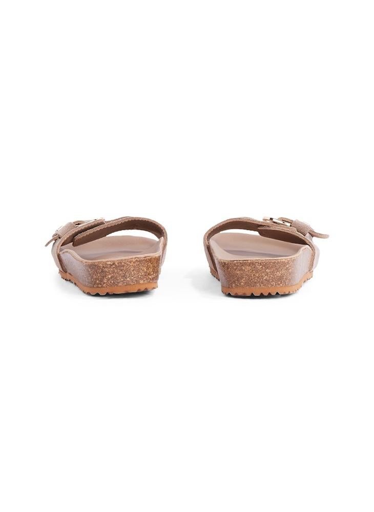 Soft Suede Adjustable Mule