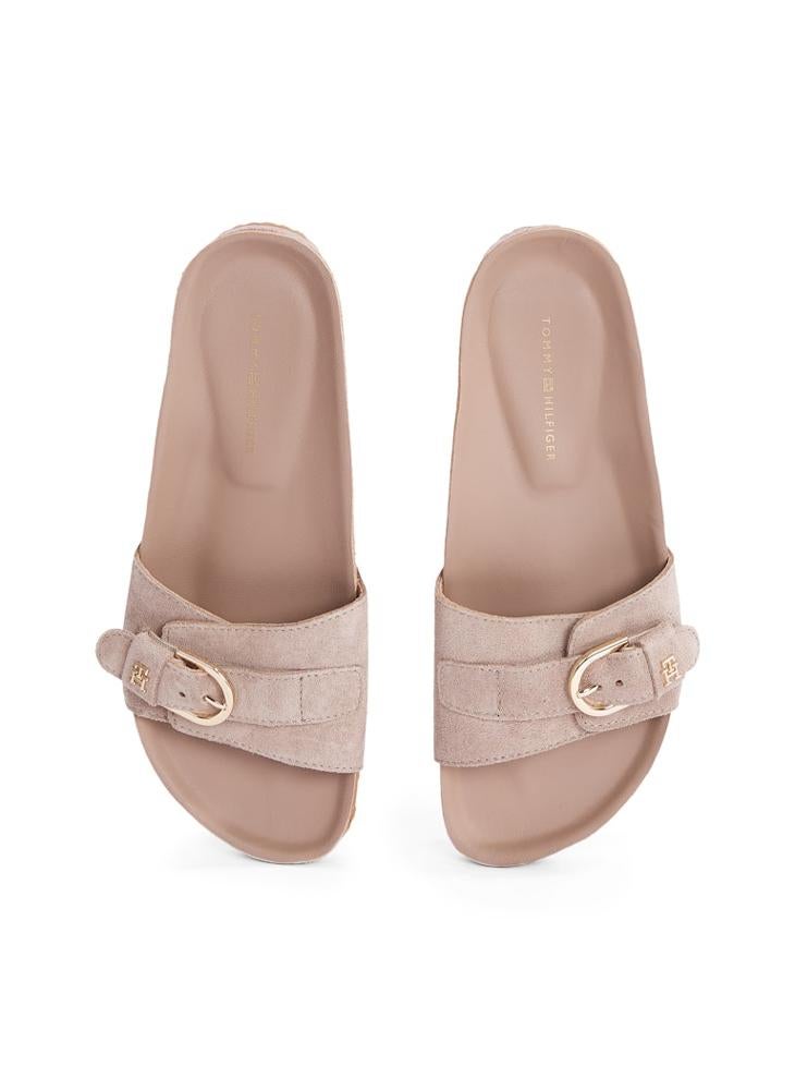 Soft Suede Adjustable Mule