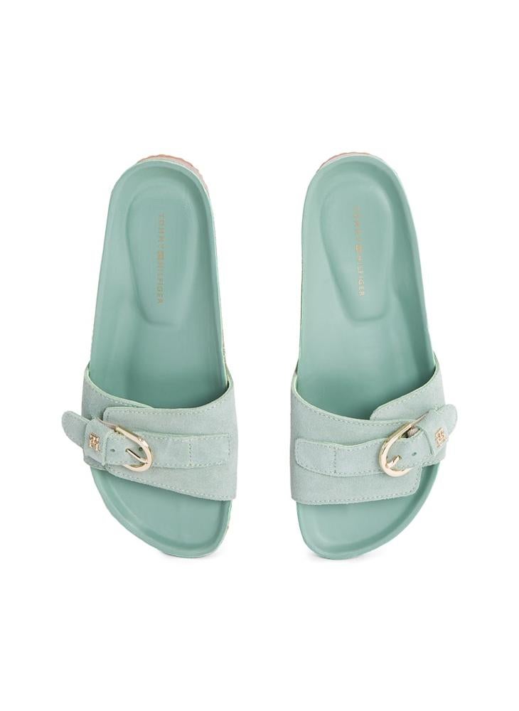 Soft Suede Adjustable Mule