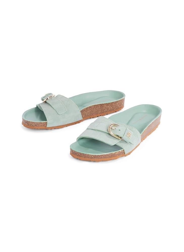 Soft Suede Adjustable Mule