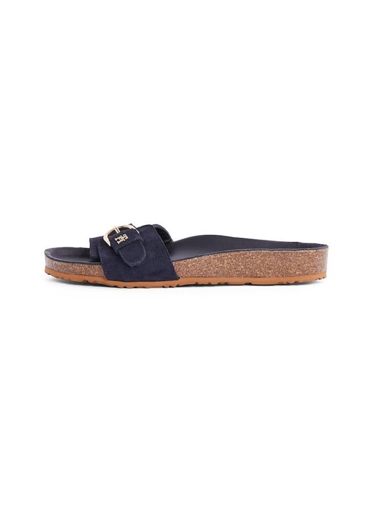 Soft Suede Adjustable Mule