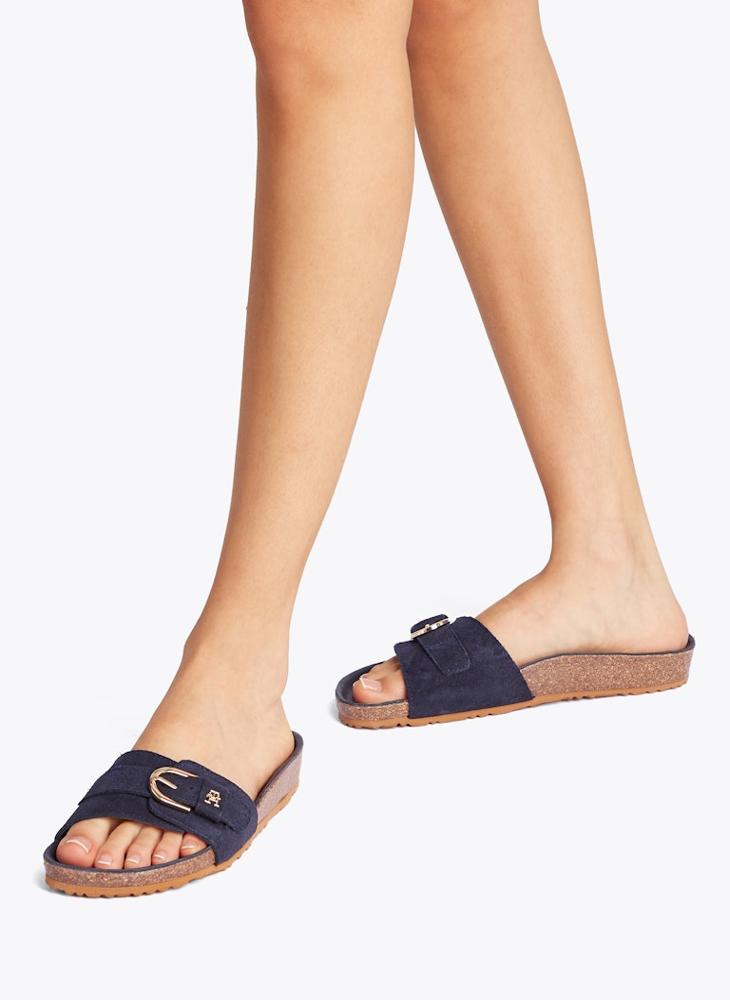 Soft Suede Adjustable Mule
