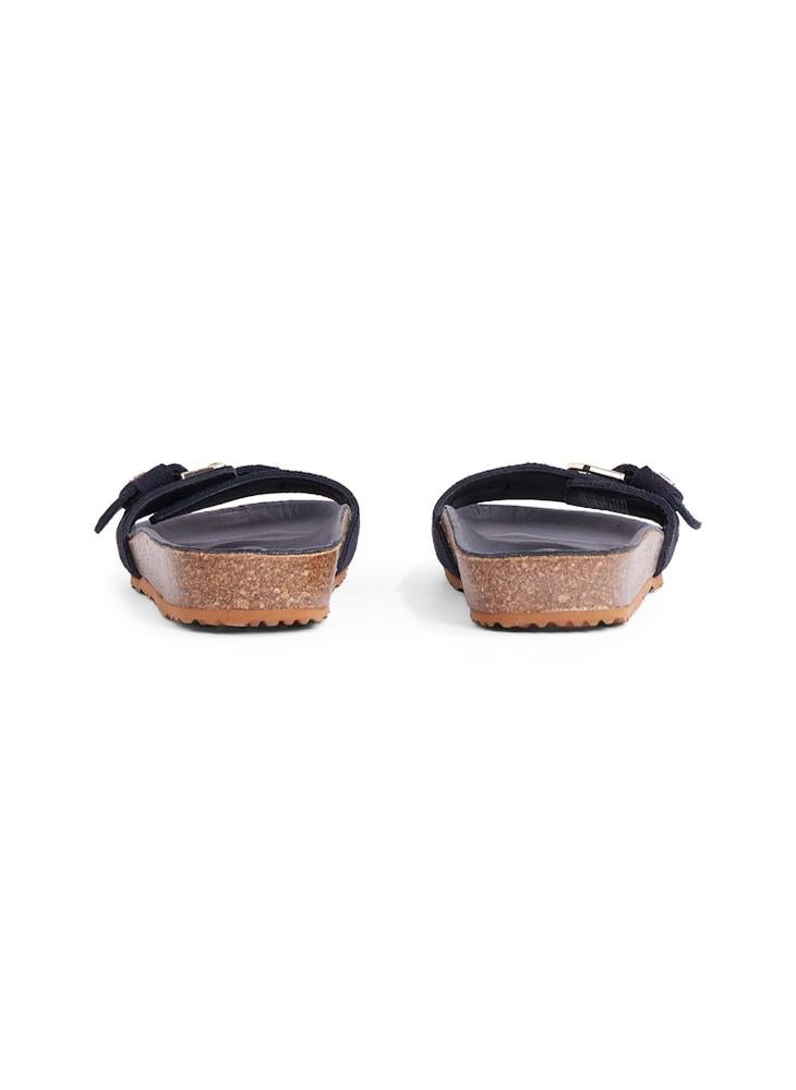 Soft Suede Adjustable Mule