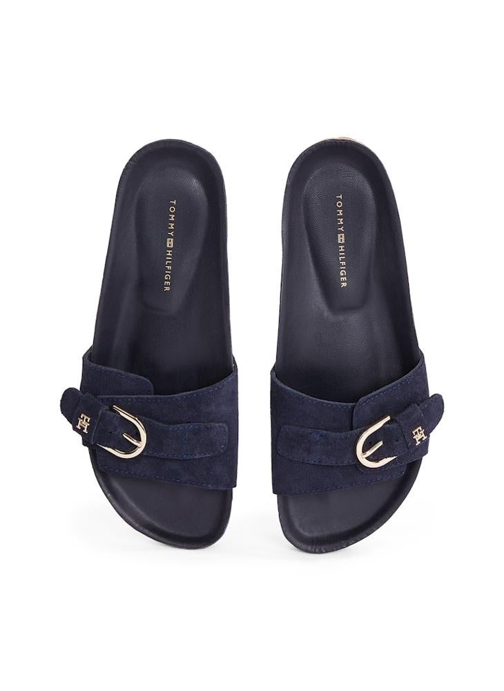 Soft Suede Adjustable Mule