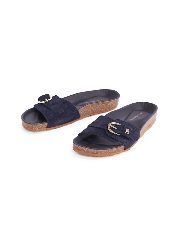 Soft Suede Adjustable Mule