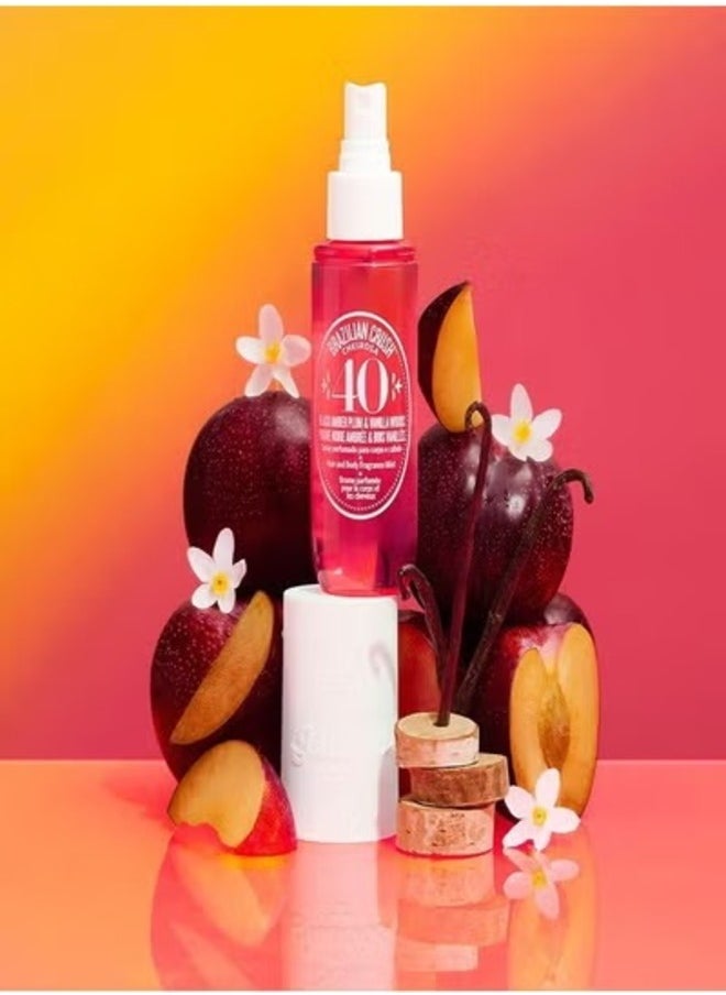 SOL DE jainero Brazilian Crush Cheirosa ’40 Bom Dia Hair & Body Fragrance Mist – Warm Floral & Woody Scent – 30ml