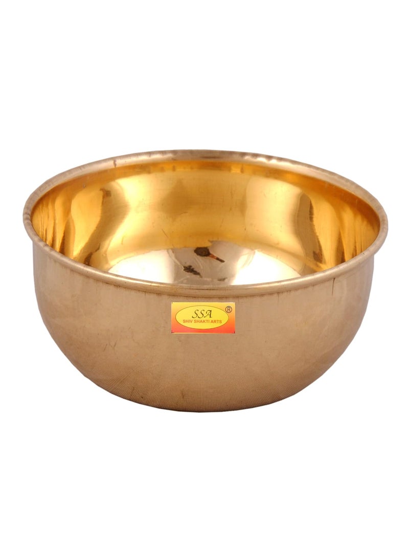 Shiv Shakti Arts® Pure Brass Bowl | Katori (Shinee - 120 ml Each) - Set of 6 Pieces
