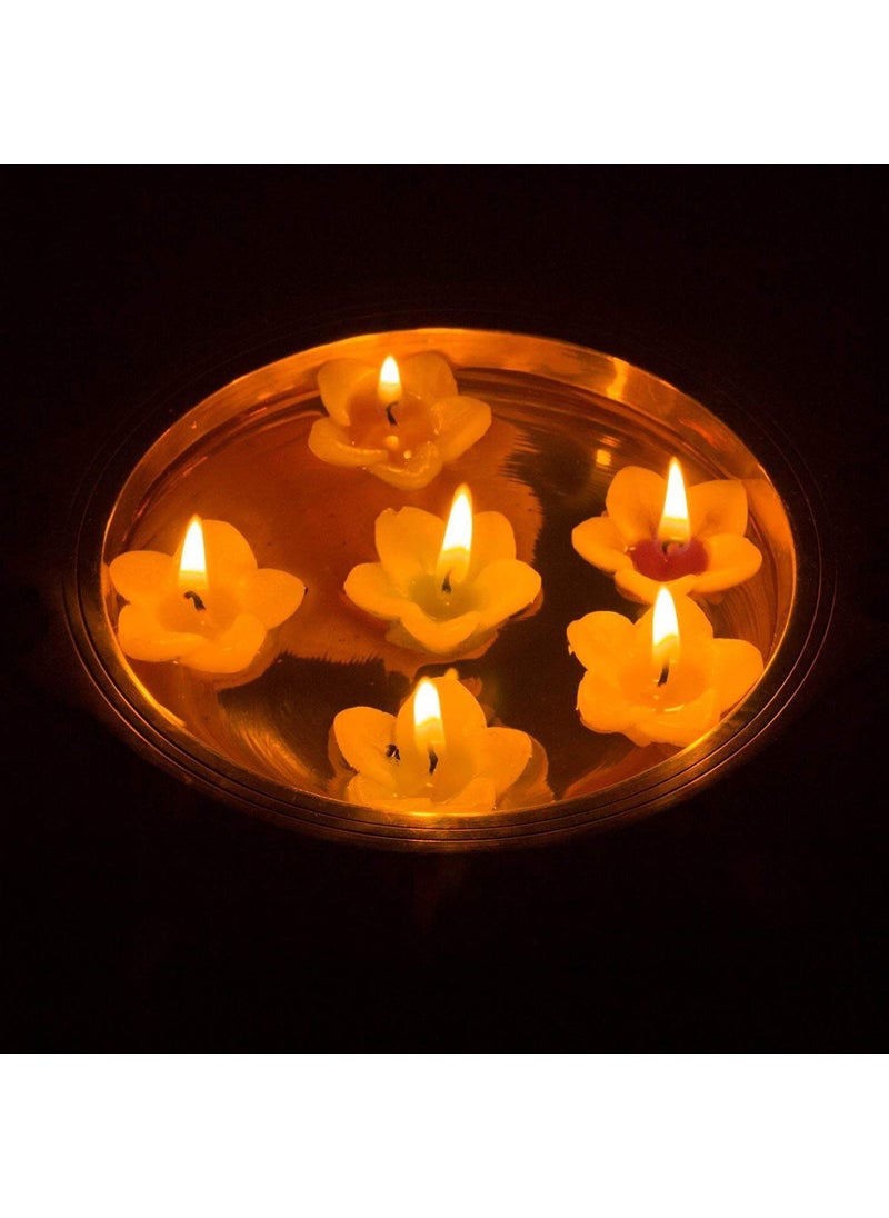 ROLIMOLI Pure Brass Plain Urli Decorative Bowl Diameter (8inch) Handcrafted Bowl for Floating Flowers and Tea Light Candles Home,Office and Table Decor Special for Diwali Gift
