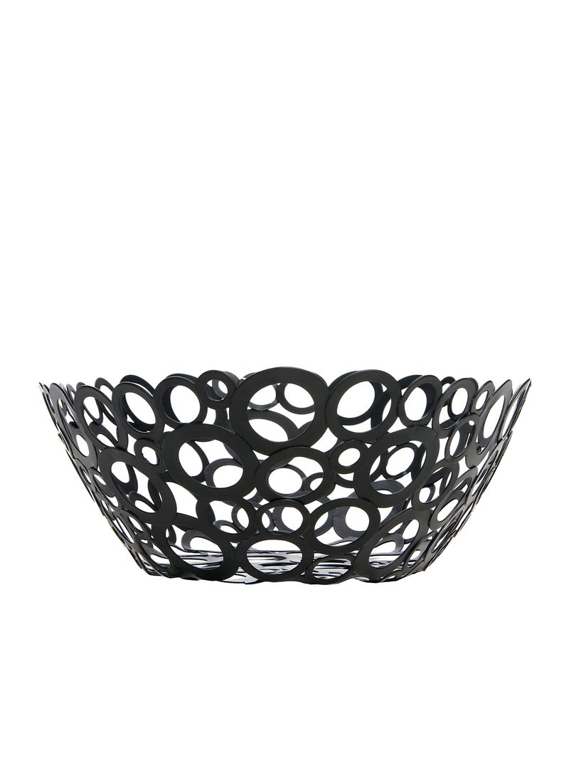 HOSLEY Iron Ring Bowl (Black)