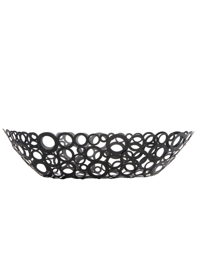 HOSLEY Iron Ring Bowl (Black)
