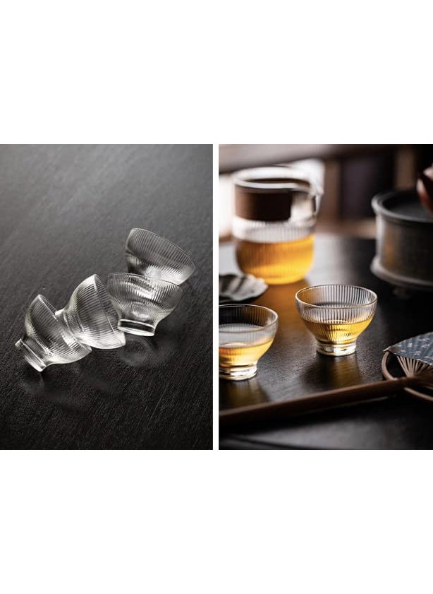 HOMIES Set of 6 Small Glass Bowls for Sauce Chutneys, Stackable for Salad, Curry, Dessert, Serving Glass Bowls 2.8 INCH