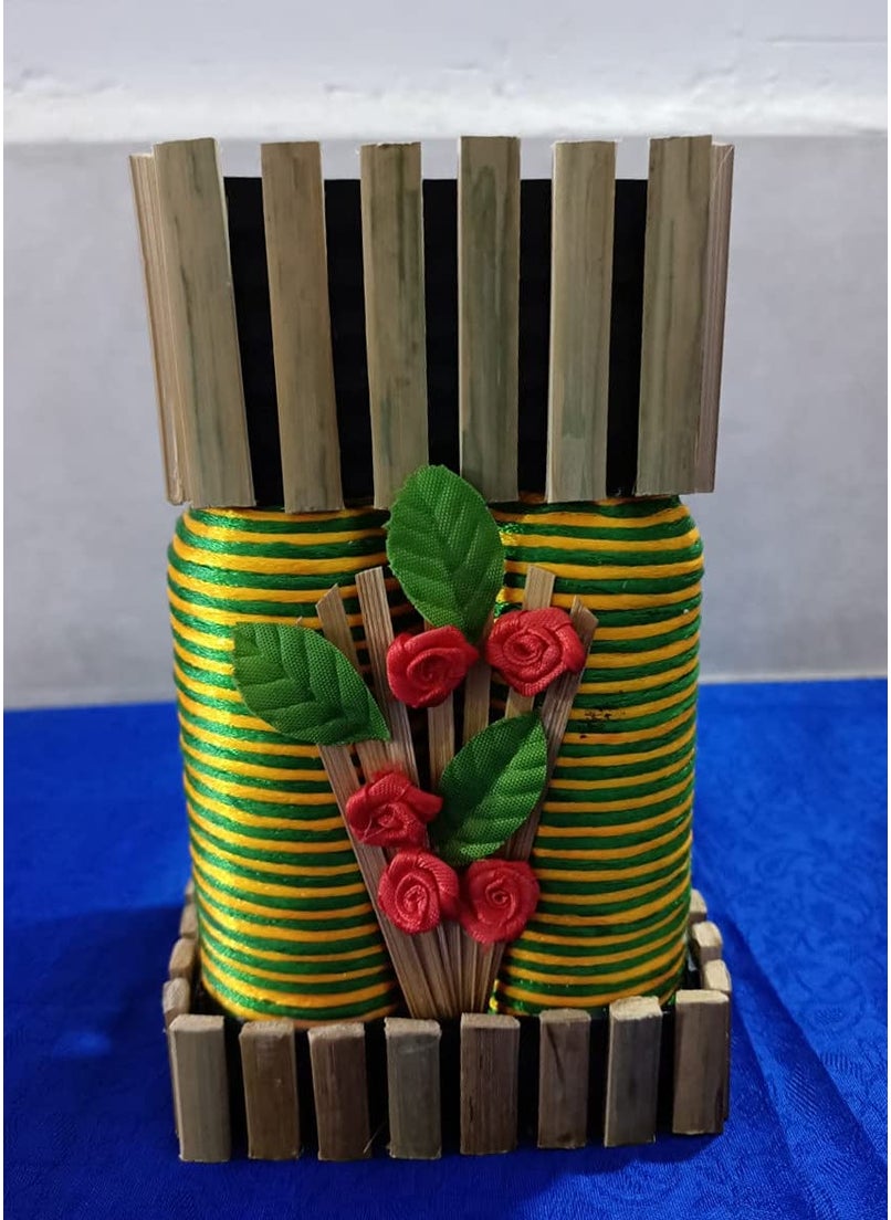 Bamboo Vase for Home Decor | Bottle Craft